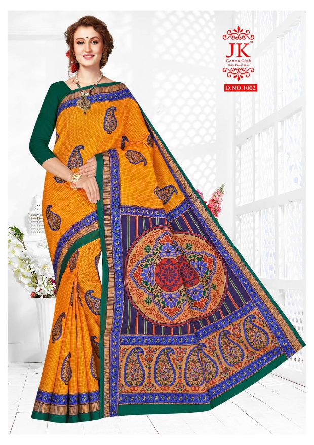 Jk Vaishali Special Edition 1 Fancy Casual Daily Wear Cotton Saree Collection